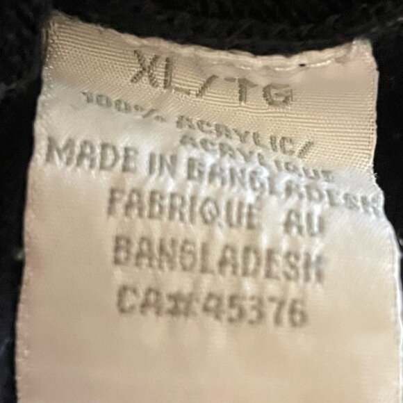 Y2K Suzy Shier Black Open Front Short Sleeve Knit Cardigan - Picture 12 of 12